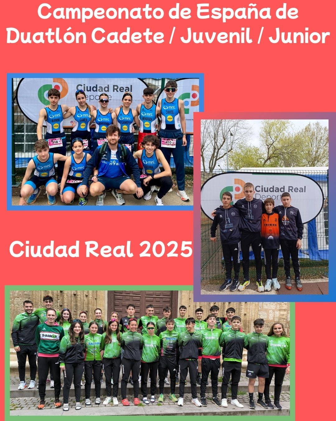 Campeonato de Espa&ntilde;a de Duatl&oacute;n Cadete / Juvenil / Junior - Ciudad Real 2025